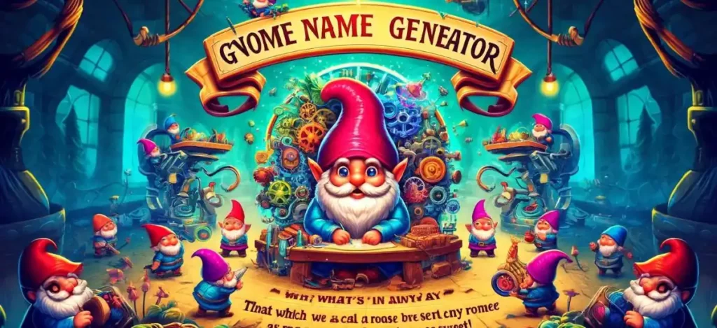 Gnome Names Ideas