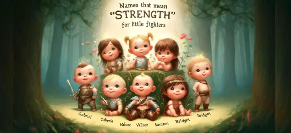 Powerful Baby Names That Mean Strength