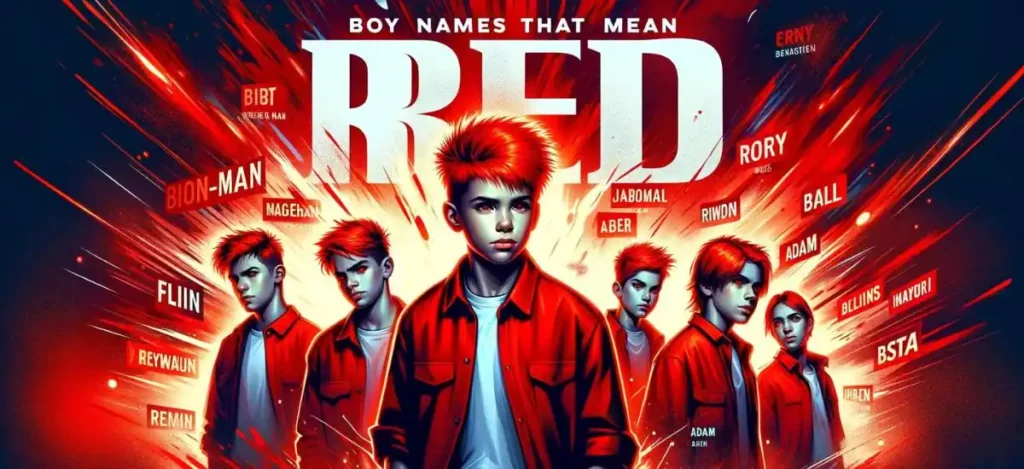 Names That Mean Red Or Redhead