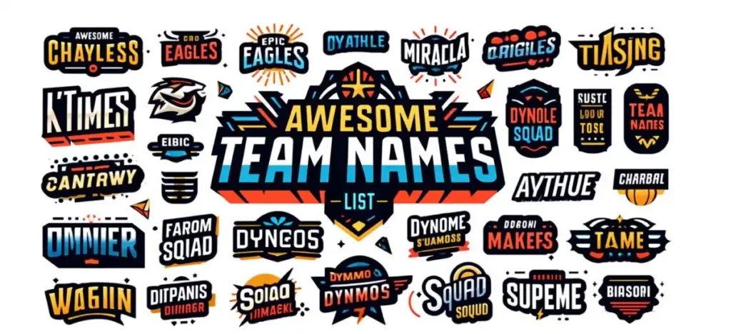 Gamers Team Names