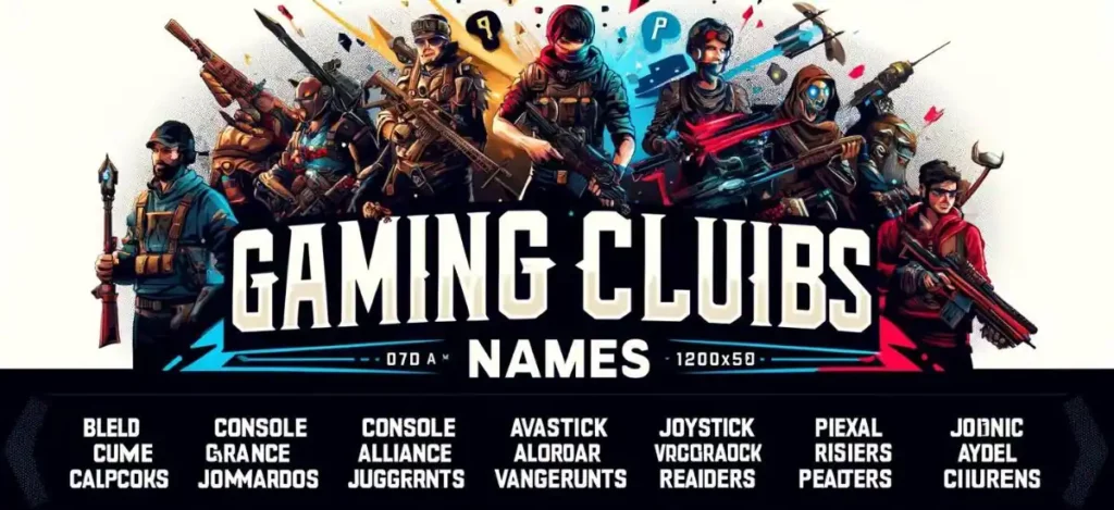 Gamers Team Names