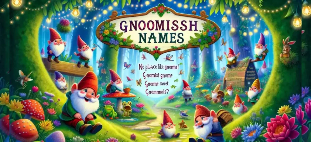 Gnome Names Ideas 