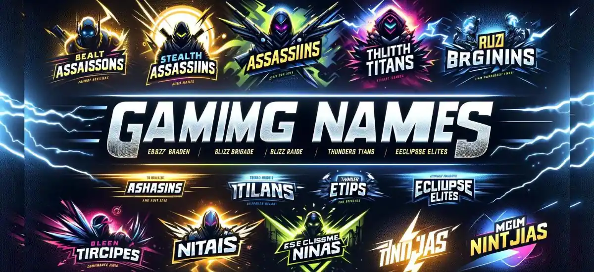 449+ Gamers Team Names