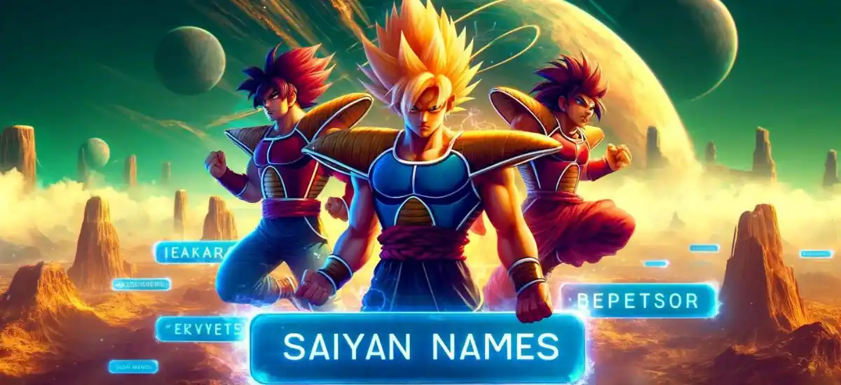 Saiyan Names